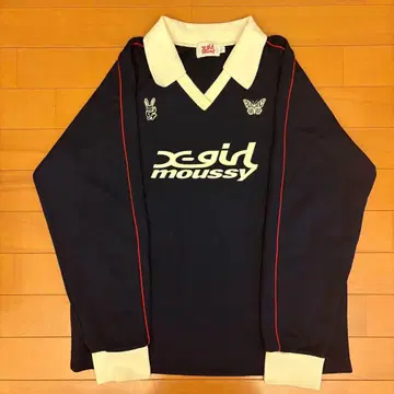 x-girl x moussy 유니폼 상의