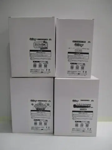 [ 미개봉 ] 하츠네 미쿠 타이클레 한정판 피규어 4체 세트