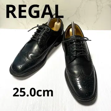 새상품급 리갈 비즈니스 슈즈 윙팁 2589 블랙 25.0cm