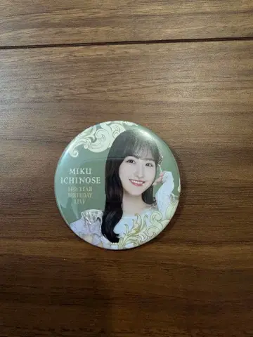 이치노세 미쿠 14th 버스라 사전 판매 한정판 캔뱃지
