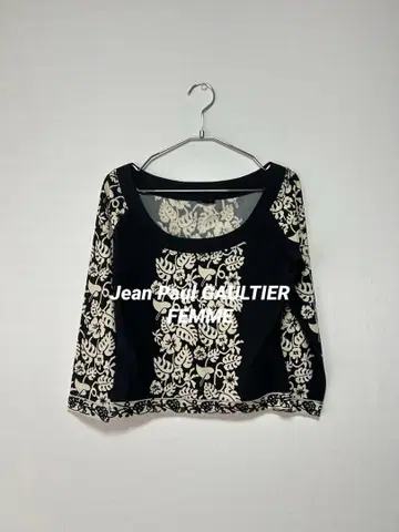 Jean Paul GAULTIER FEMME 꽃무늬 티셔츠 40