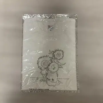 고흐 해바라기 프린트 T셔츠 M 사이즈