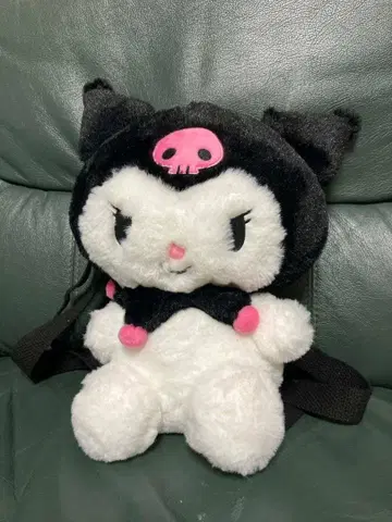산리오 쿠로미 봉제 인형 백팩 페이퍼 택 포함