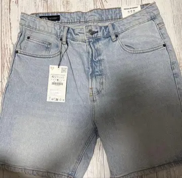 ZARA 베이직 데님 버뮤다 팬츠