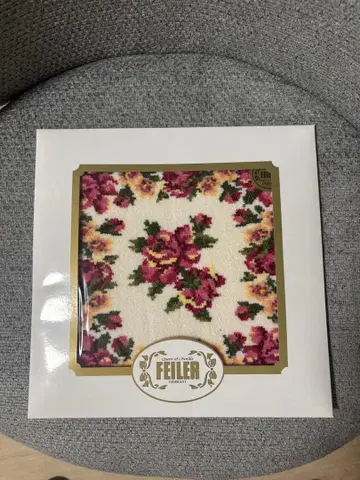 FEILER 페이러 빈티지 손수건 독일제 미개봉