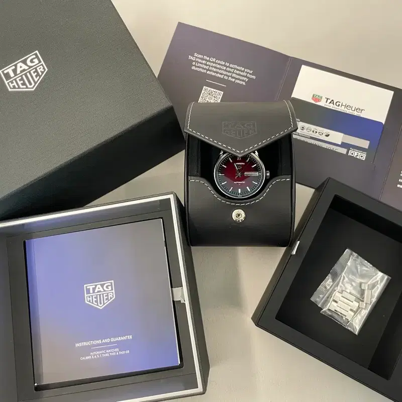 태그호이어 까레라 버건디 41mm 풀박