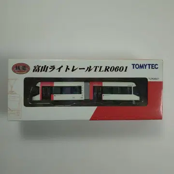 도야마 라이트 레일 TLR0601 빨간색 철도 컬렉션 철도 모형