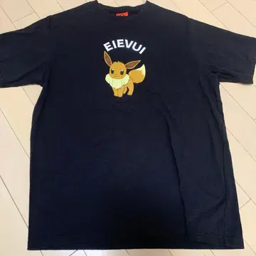 pokemon 이브이 T셔츠 블랙