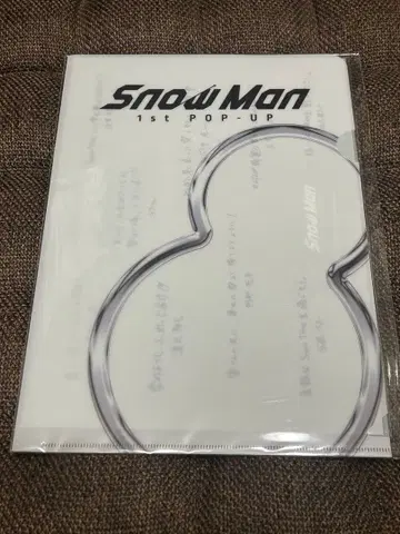 Snow Man 1st POP-UP 미니 포스터 L 홀더 세트 방콕