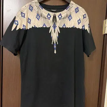 MARCELO BURLON 깃털 프린트 T셔츠