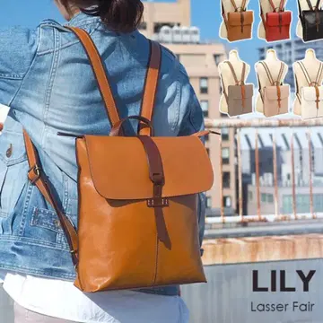 LILY 레쎄페르 서치 럭색 백팩 카멜 미사용 새상품