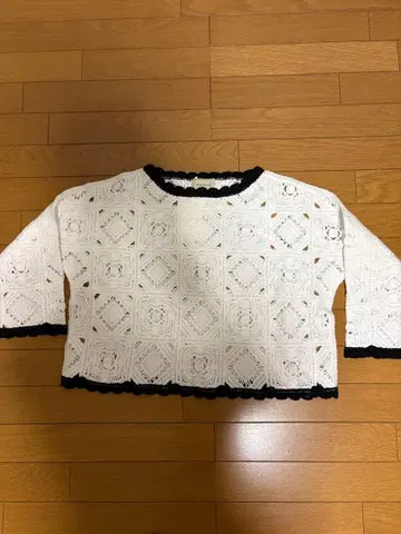 UNITED ARROWS 크로시 자수 니트 풀오버 새상품