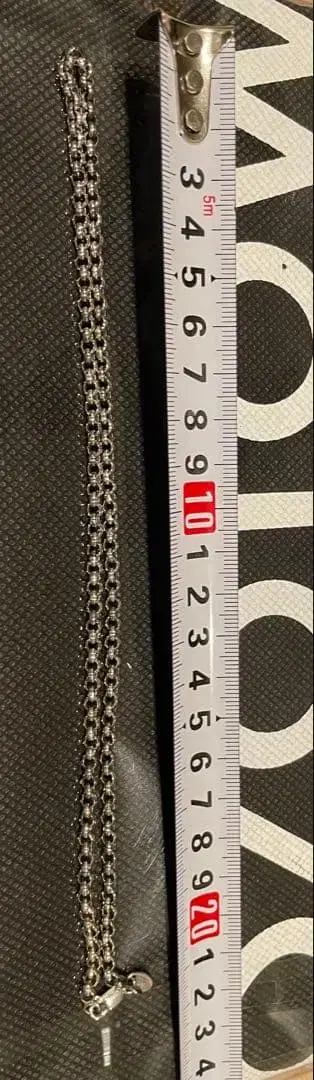 SAAD 실버 체인 목걸이 약 43cm