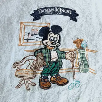 미키마우스 자수 빈티지 셔츠 Donaldson 도널드슨