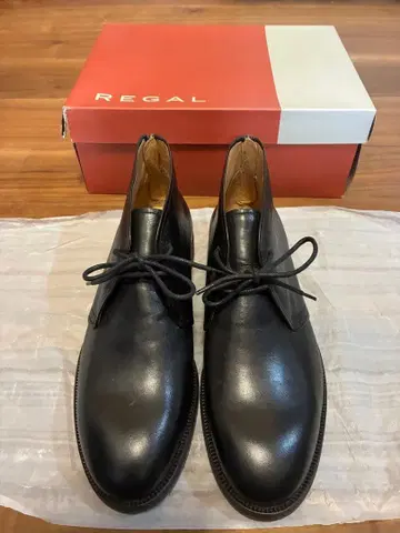 [신구 새상품급] REGAL 리갈 가죽 처카 부츠 블랙 26.0cm