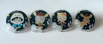 유리!!! on ICE x 산리오 별하늘 캠핑 아크릴 배지 유리
