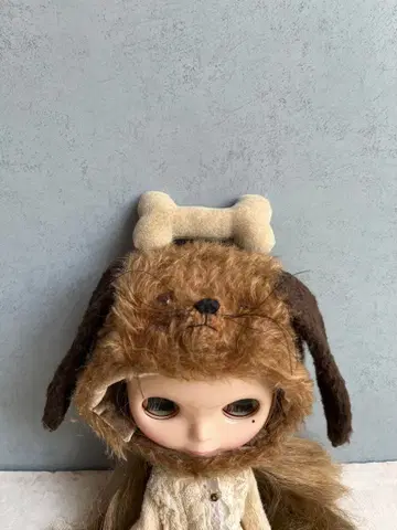 작가님 네오 브라이스용 강아지 보닛 헬멧 뼈 아웃핏 outfit