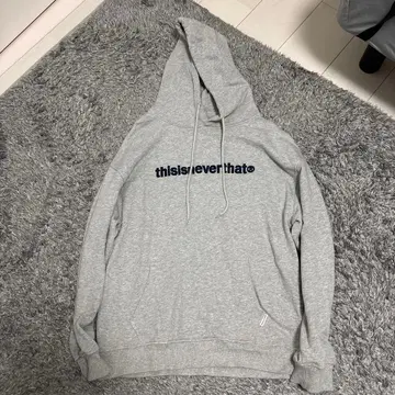 thisisneverthat 그레이 후드티