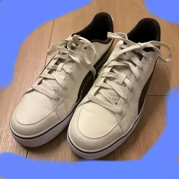 PUMA V COURT 스니커즈 30cm (화이트/브라운)