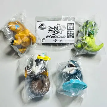 전 4종 컴프 세트 이쪽 봐 Fig. 쥬라기 월드 가챠
