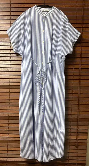 ZARA 스트라이프 반팔 셔츠 원피스