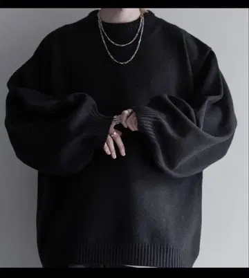 새상품 cussil 스웨터 블랙 XL