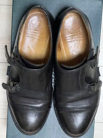 Paraboot WILLIAM 더블 몽크 스트랩 슈즈 사이즈 6