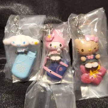 산리오 캐릭터즈 헤이세이 갸루 참 키티 마이멜로디 시나모롤