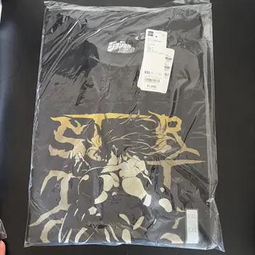 GU 죠죠의 기묘한 모험 콜라보 DIO 디오 블랙 2XL