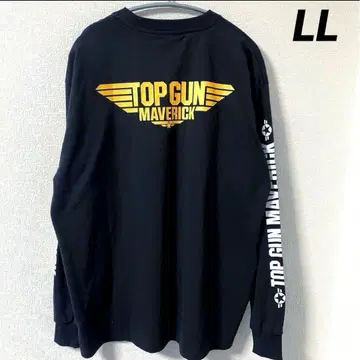 TOP GUN MAVERICK 탑건 긴팔 티셔츠 블랙 LL 사이즈