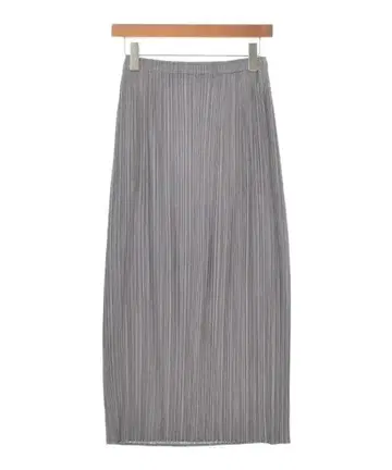 PLEATS PLEASE 롱 맥시 길이 스커트 여성용