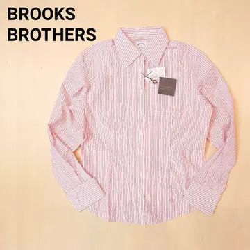 brooks brothers 블라우스 긴팔 셔츠 스트라이프 미사용품