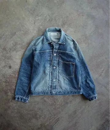 echeveria Aged Denim Jacket01 사이즈 1
