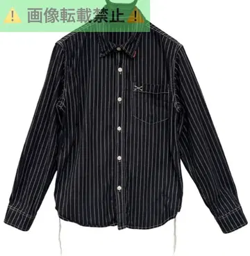 *VANSON 워바쉬 원포인트 크로스본 자수 워크 셔츠 L