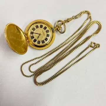 BUCHERER 부페라 포켓 워치 회중시계 수동 와인딩 작동 중