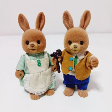 메이플타운 이야기 패티 아빠 엄마 인형 토끼 인형의 집 미니어처