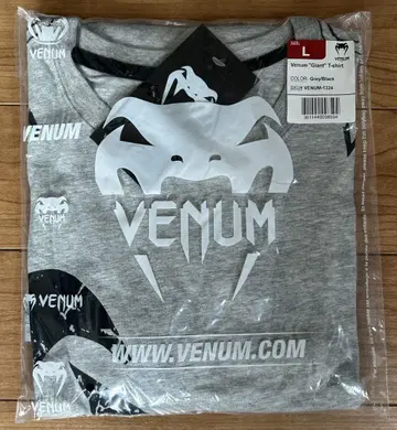 Venum Giant 베넘 자이언트 남성용 티셔츠 L 그레이/블랙