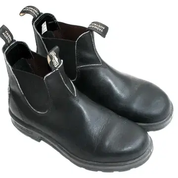 Blundstone 가죽 사이드 고어 부츠 UK7 블랙 블런드스톤