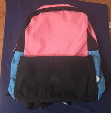 [미사용 택 포함] Kipling 한정 컬러 백팩 핑크 경량 한정판