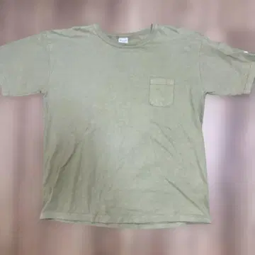 Champion T1011 포켓 티셔츠 XL 올리브 USA제