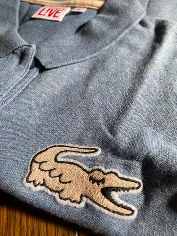 LACOSTE 반팔 피케 셔츠 블루