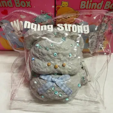 문청 wenqingstrong 곰돌이 블라인드 박스 자갈 곰