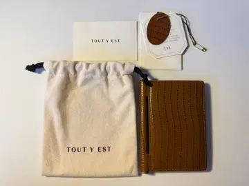 TOUT Y EST 브라운 카드 케이스