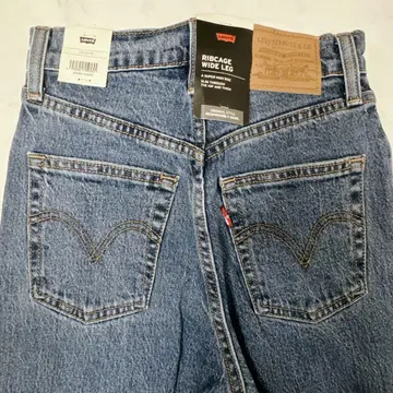새상품 Levi's RIBCAGE WIDE LEG 데님 W24 리바이스