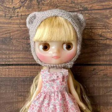 미디 브라이스 아웃핏 곰 고양이 보닛 모헤어 니트