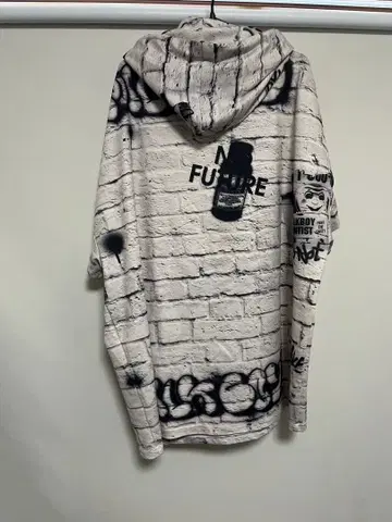 MILKBOY / BRICK 반팔 후드티 밀크보이 벽돌 패턴