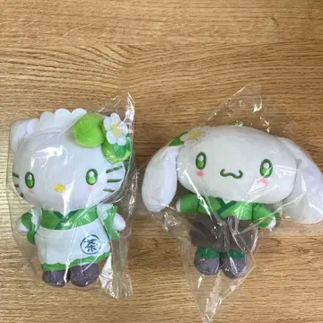키티 시나몬 롤 봉제 인형 마스코트 찻집