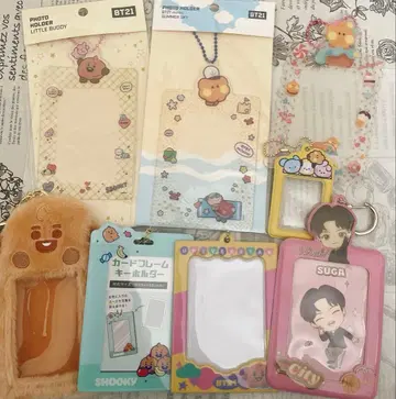 BT21 SHOOKY BTS SUGA 카드 홀더 묶음 판매