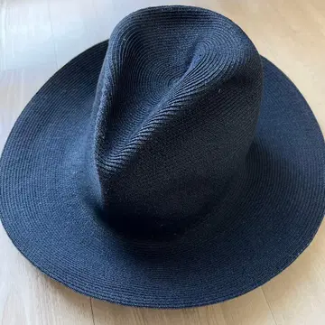 ENGINEERED GARMENTS 블랙 스트로우 햇 L 사이즈
