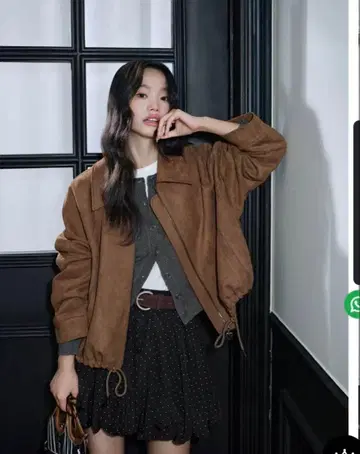 KUOSE 페이크 스웨이드 자켓